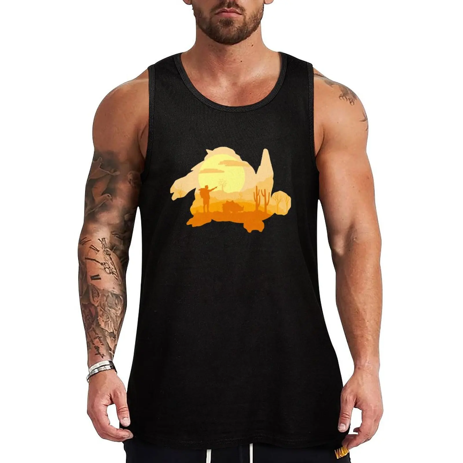 

Rock Companion Tank Top summer clothes men 2025 Men's sleeveless t-shirt T-shirt male Man gym clothes