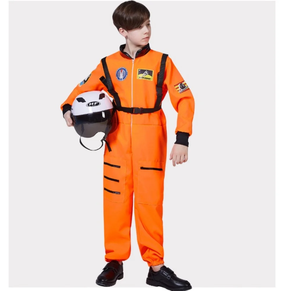 Mężczyźni astronauta Alien Spaceman Cosplay karnawał dorosłe kobiety piloci stroje kostium na Halloween grupa rodzina pasujące ubrania