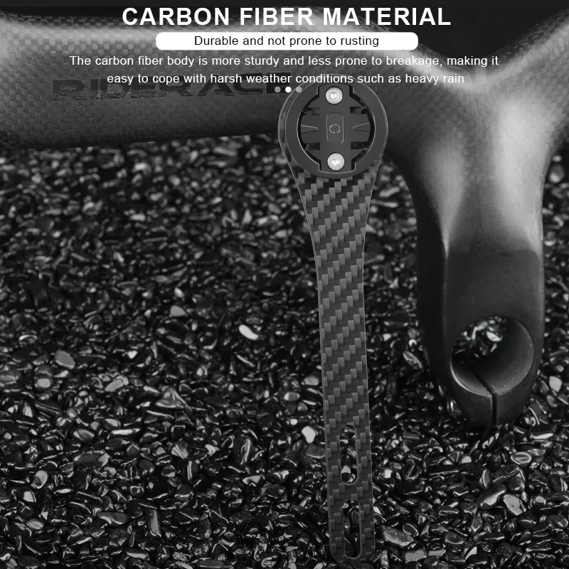 Fahrrad Computer Halter Carbon Faser Halterung Rad Fahrrad Stoppuhr Tacho Halterung Für Garmin Gopro Bryton Licht Stehen