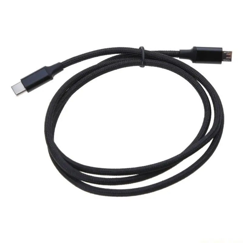 F62C Type-C to Micro USB Charging Cable for GalaxyS7S6 Tablets Cameras Phones