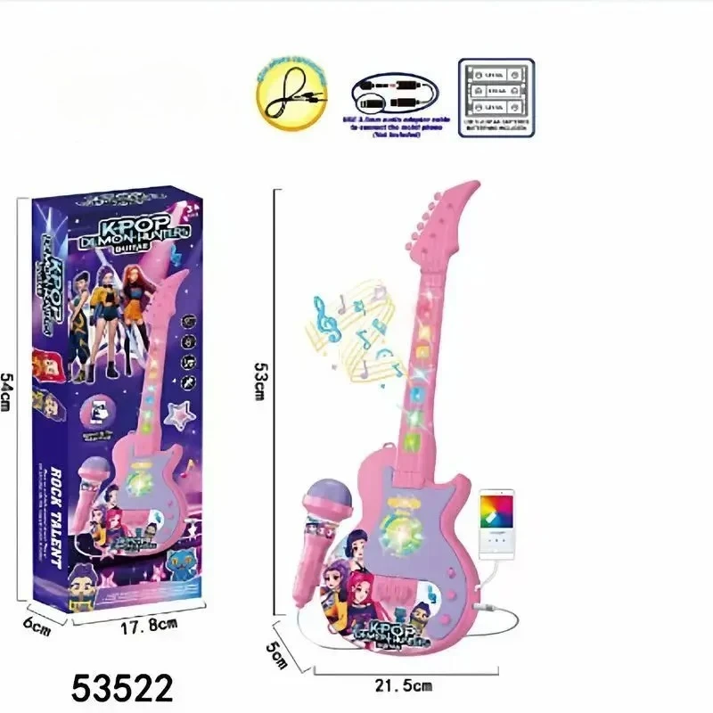 2026 لعبة ميكروفون موسيقى شيطان للأطفال مع ميكروفون خفيف يمكن أن يلعب الأغاني لعبة الهالوين وهدايا عيد الميلاد للأطفال #1