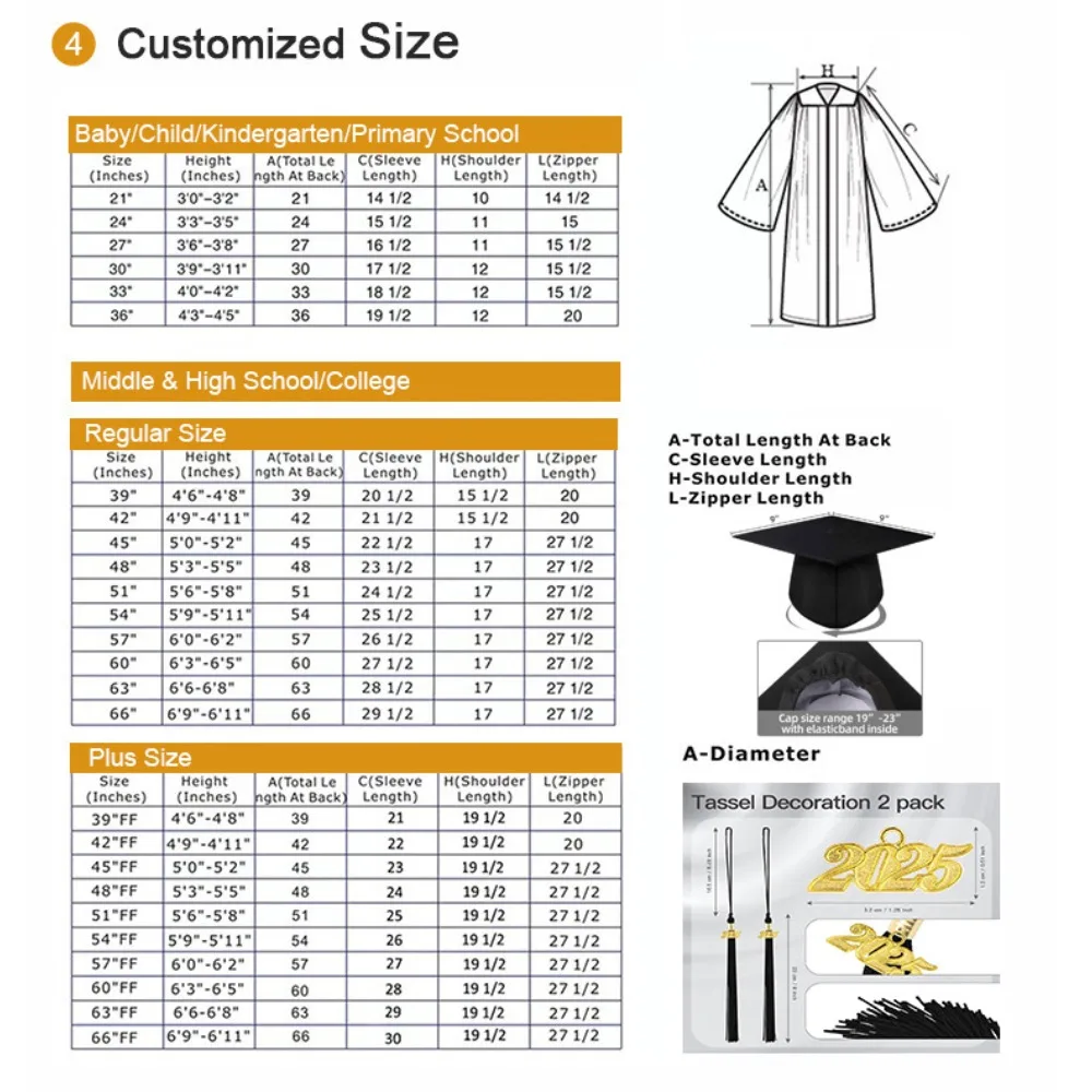 بدلة دكتوراه منسوجة جديدة لعام 2025 بدلة تخرج لطلاب المدارس الابتدائية بدلة أداء للأطفال لرياض الأطفال