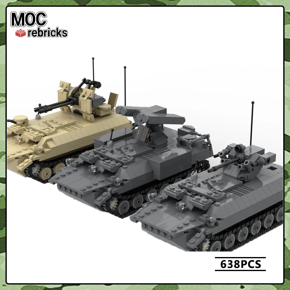 Military Vehicles Series Soviet Union MT-LB Variety Pack Tank MOC Building Block DIY Model Collection Experts Brick Toys Gifts