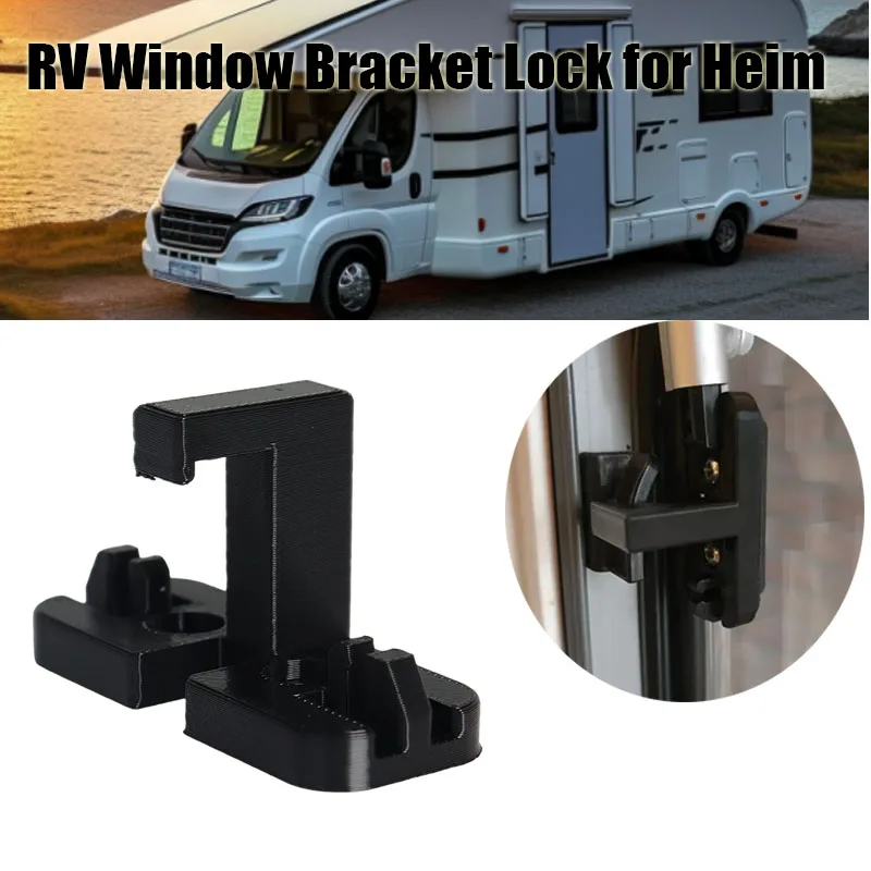 

Замок-фиксатор для окон автодомов Heim, аксессуары для окон автодомов и кемперов, полимерный защитный держатель-замок для окон