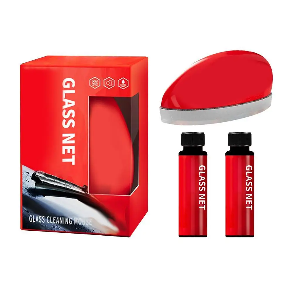 Nettoyant injuste pour pare-brise de voiture, dissolvant de film d'huile, brosse de livres, agent de placage de cristal, verre brillant, souris, revêtement de fenêtre