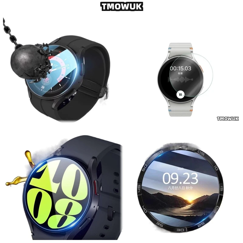 

For Samsung Galaxy Watch6 Classic 40mm Watch7 Ultra FE 47 44 43mm Tempered Glass HD Screen Protector Anti - Scratch
