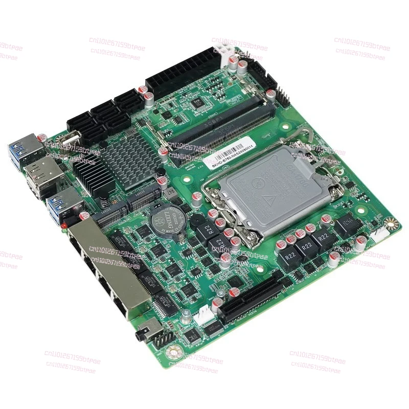 

Основная плата B760 NAS, демон-плата ROS с мягкой маршрутизацией, 12-е поколение, 13-е поколение, 14-е поколение, дисковый сервер Black Synology 8 ITX