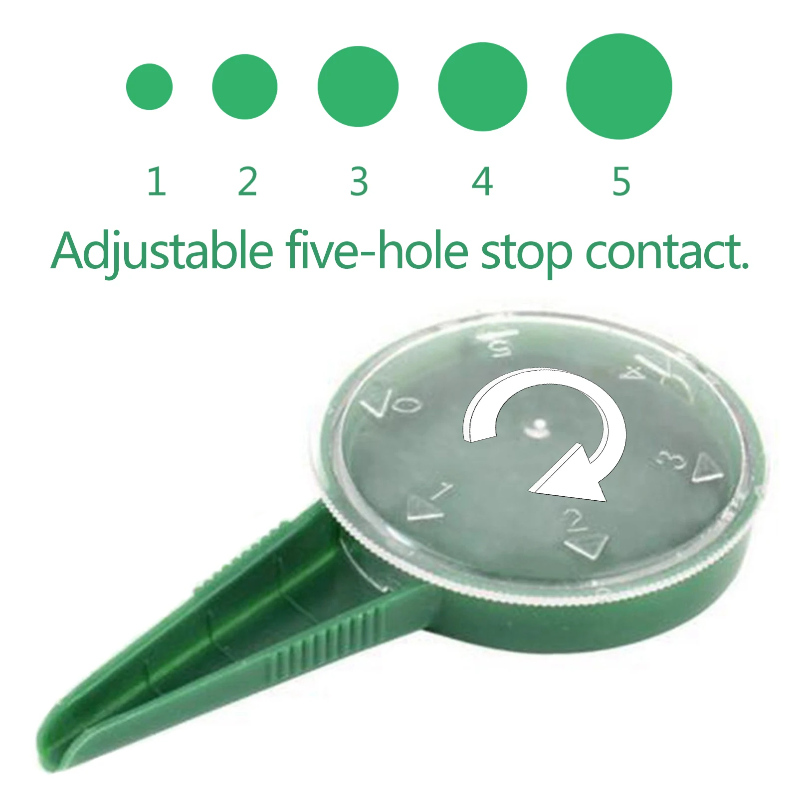 

Расширители семян, ручная сеялка для растений с регулируемым отверстием, пластиковая многофункциональная портативная черновато-зеленая сеялка для садоводства, посева