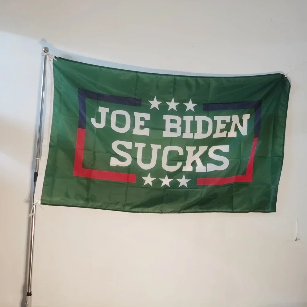 Joe Biden Sucks Flag Not My President Impeach 3x5ft Banner Flag 90x150cm Polyester Hanging