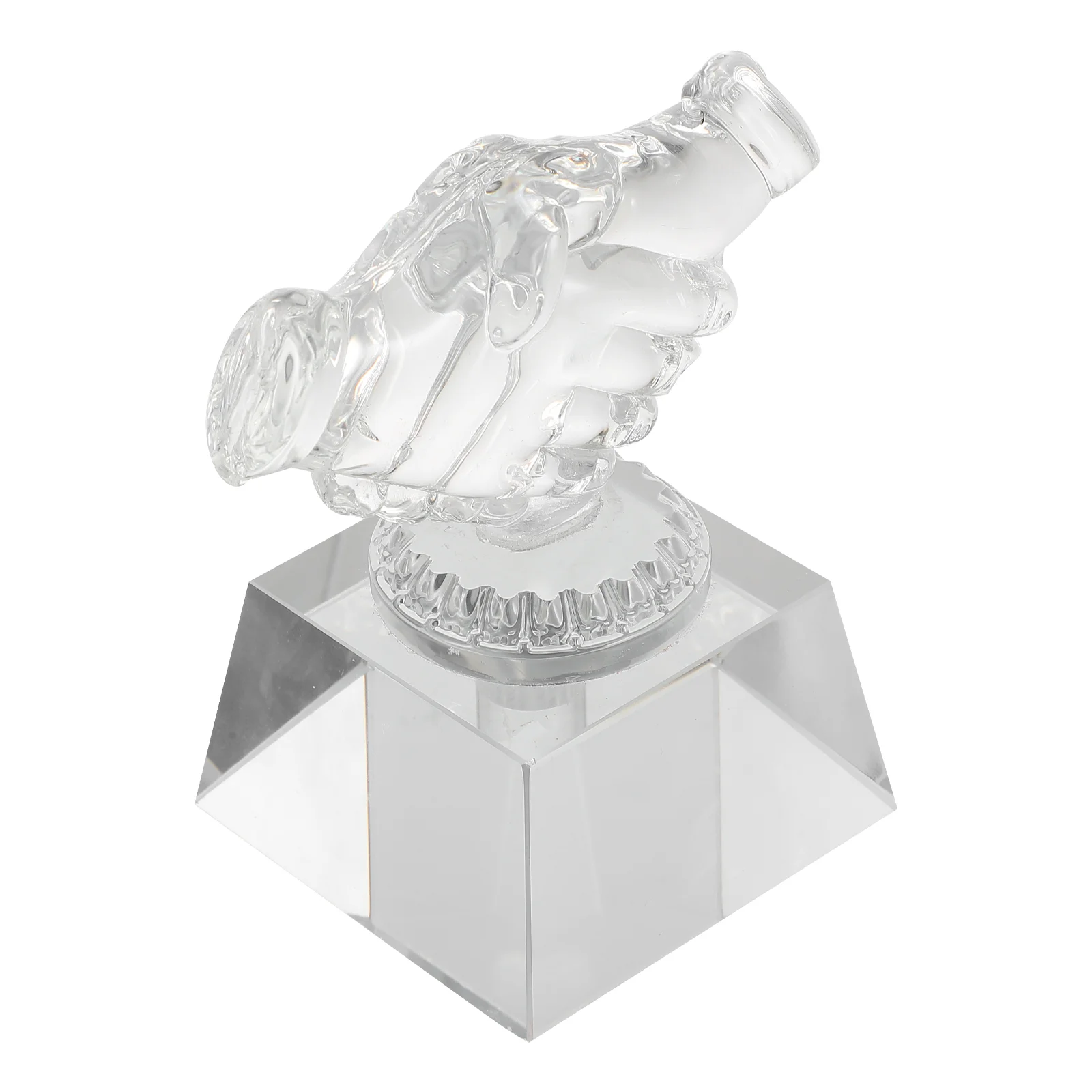 Trophy Medal Delicate Prize Decorative Supply Sports The Hand-shaped Crystal Award Student Decorate