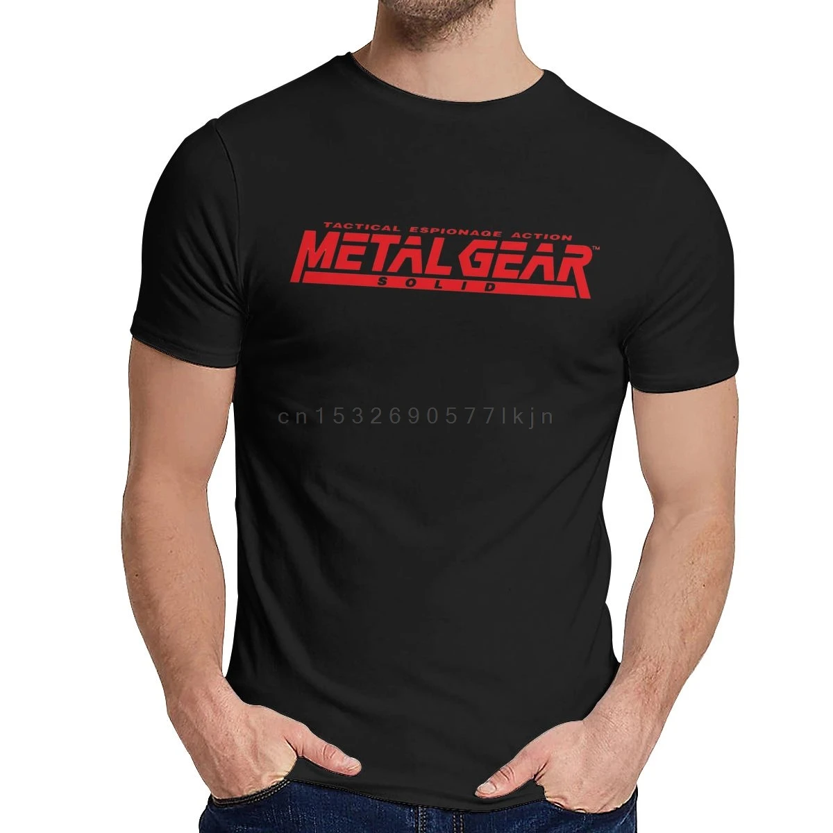 Summer Game MGS Metal Gear Solid Fashion Funny Printing T-shirt Casual Cotton Round-neck Short Sleeve European Size XS-5XL Tee