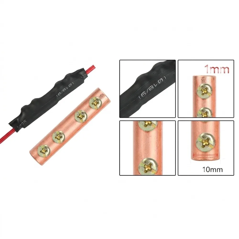 Oxidation Resistant Copper Terminal Block for Secure Electrical Connections Pressure Design 10 to 50 Square mm