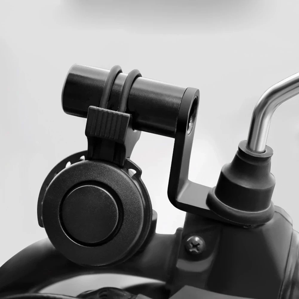 Phone For Holder with Handlebar Mount for Motorcycle and Rearview Mirror Extension Aluminum Alloy for Consistent Performance