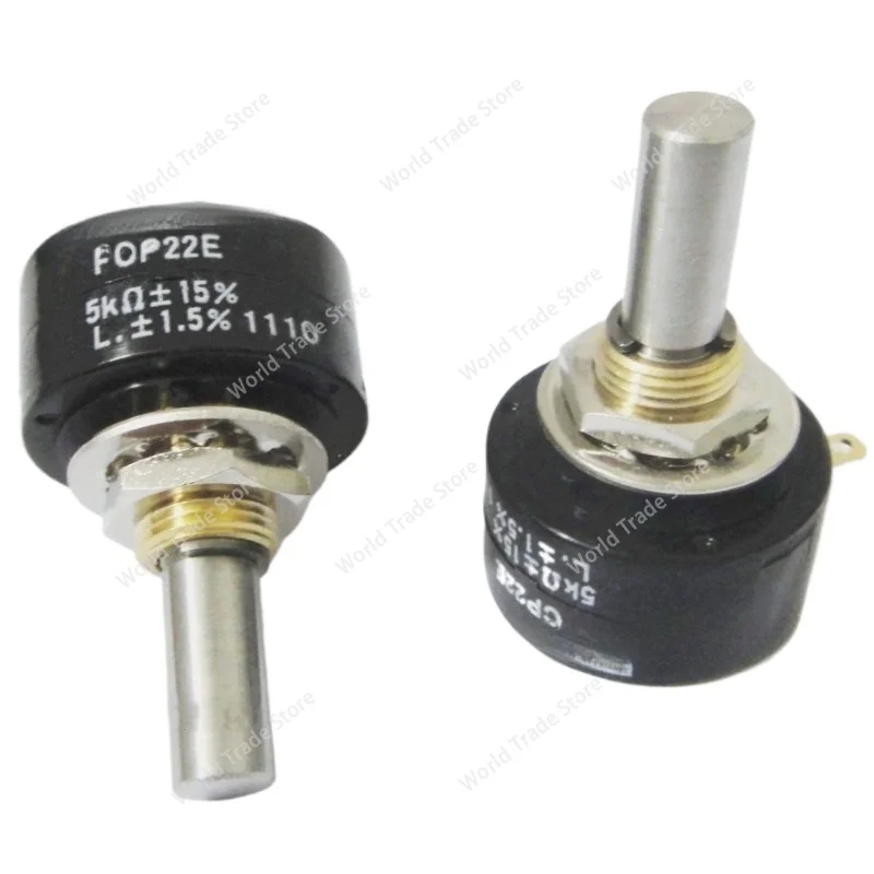 

The FCP22E 5k conductive plastic potentiometer can rotate 360 degrees