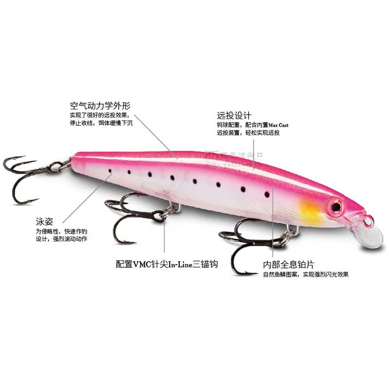 Imported Super Long-range Minuo MXLM12 Long-range Throwing Lure Bait.