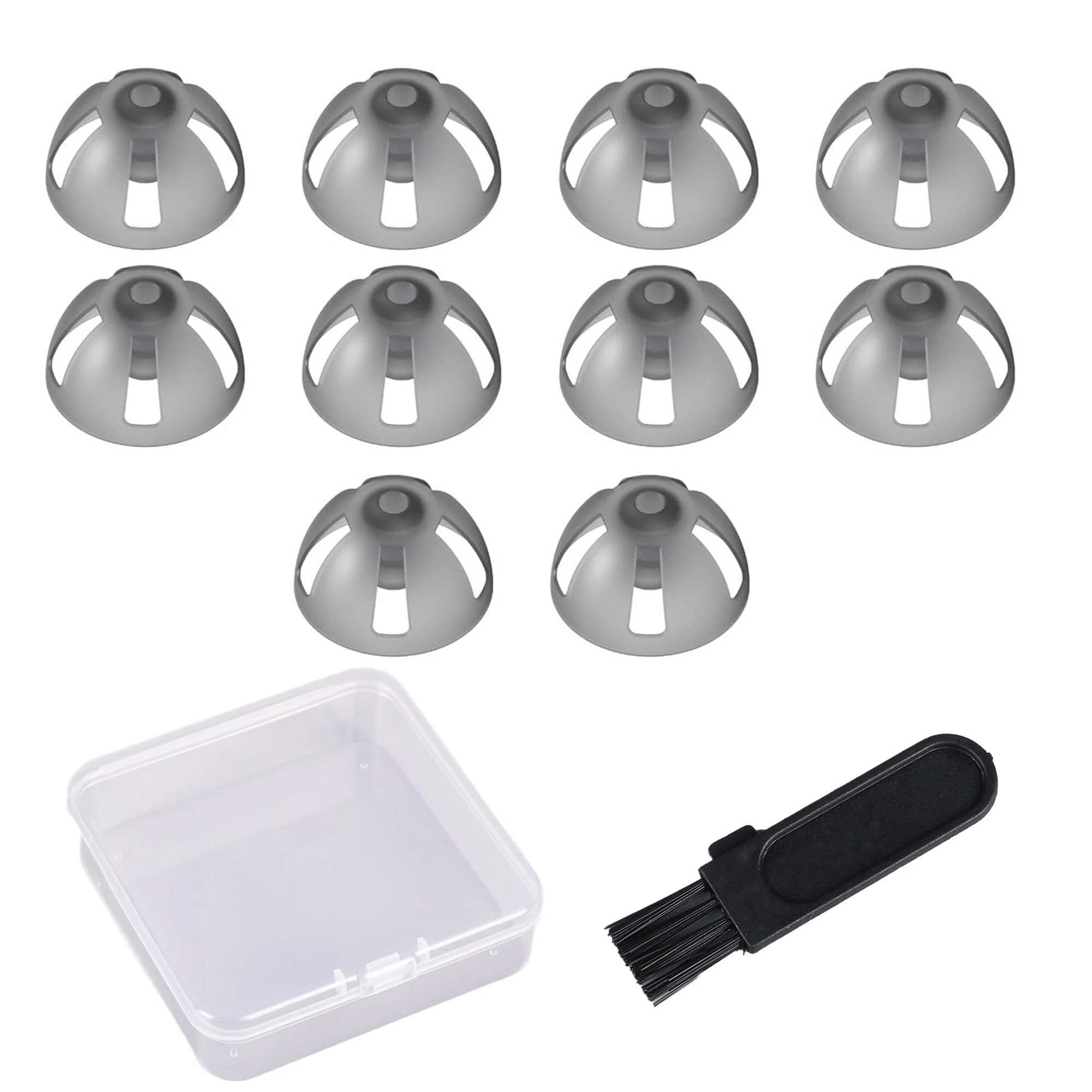 Hearing Aids Domes Open Mixed Set, GN Resound Hearing Aids Ear Tips Replacement（10pcs）