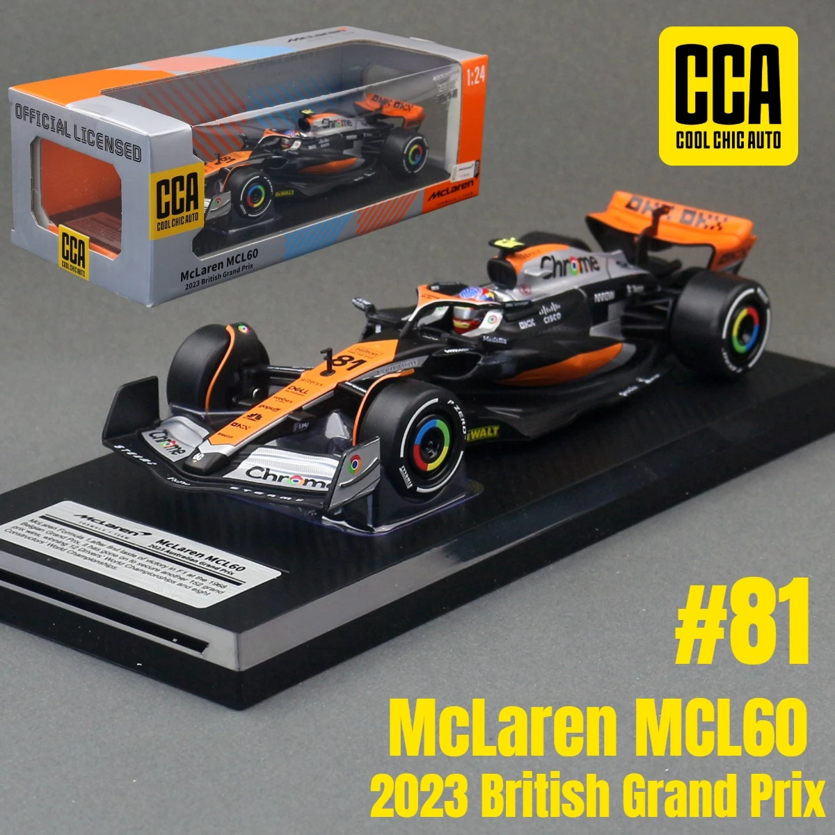 CCA 1:24 MCLAREN MCL60 (2023) #81 British Grand Prix