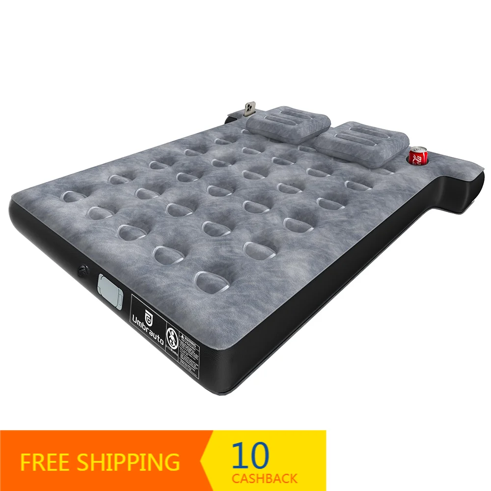 Truck Bed Air Mattress 5.5‑5.8ft Inflatable Foldable Modern Design Portable USB Powered Full Size for Camping Travel Outdoor