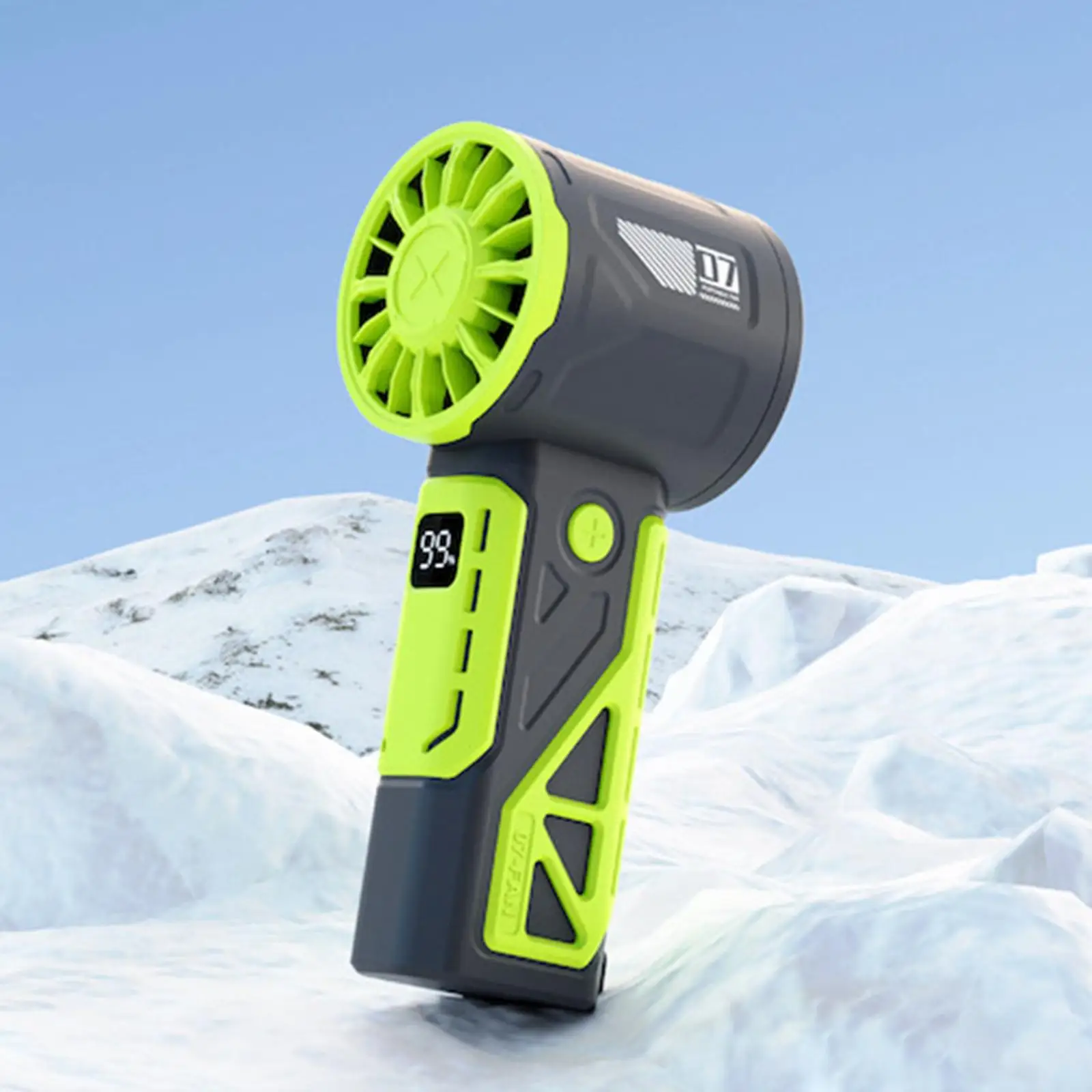 Карманный ручной вентилятор с плавной регулировкой скорости для кемпинга и путешествий