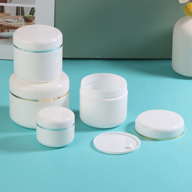 50-250g Cosmetic Containers Cream Lotion Box Makeup Pot Jar With Lids Round Ointments Bottle Refillable Empty Travel Storage