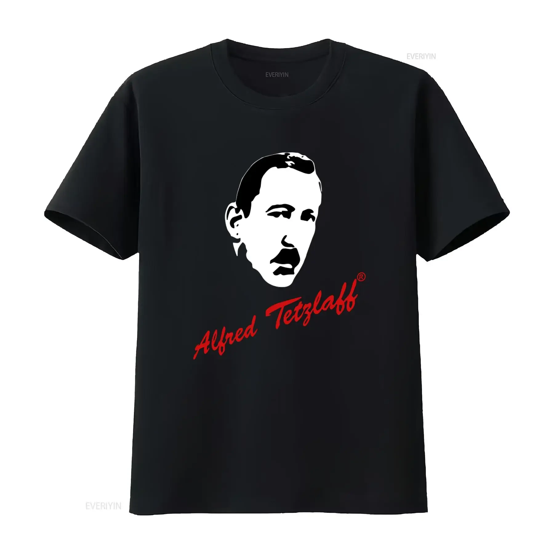 Alfred Tetzlaff Retro Series Fan T Shirt 60s 70s Cult TV Disgust Style  vintage Washed Breathable Stretched Slightly Versatile