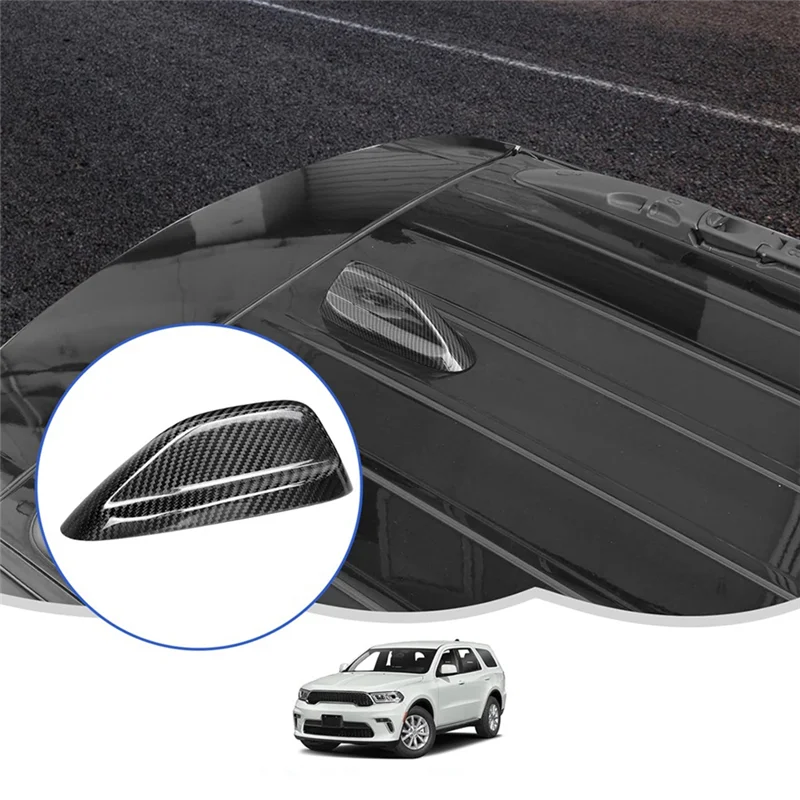 

Car Carbon Fiber Roof Shark Fin Antenna Shell Trim Cover For Dodge Durango14-24 Ram 18-24 Jeep Grand Cherokee 21-24