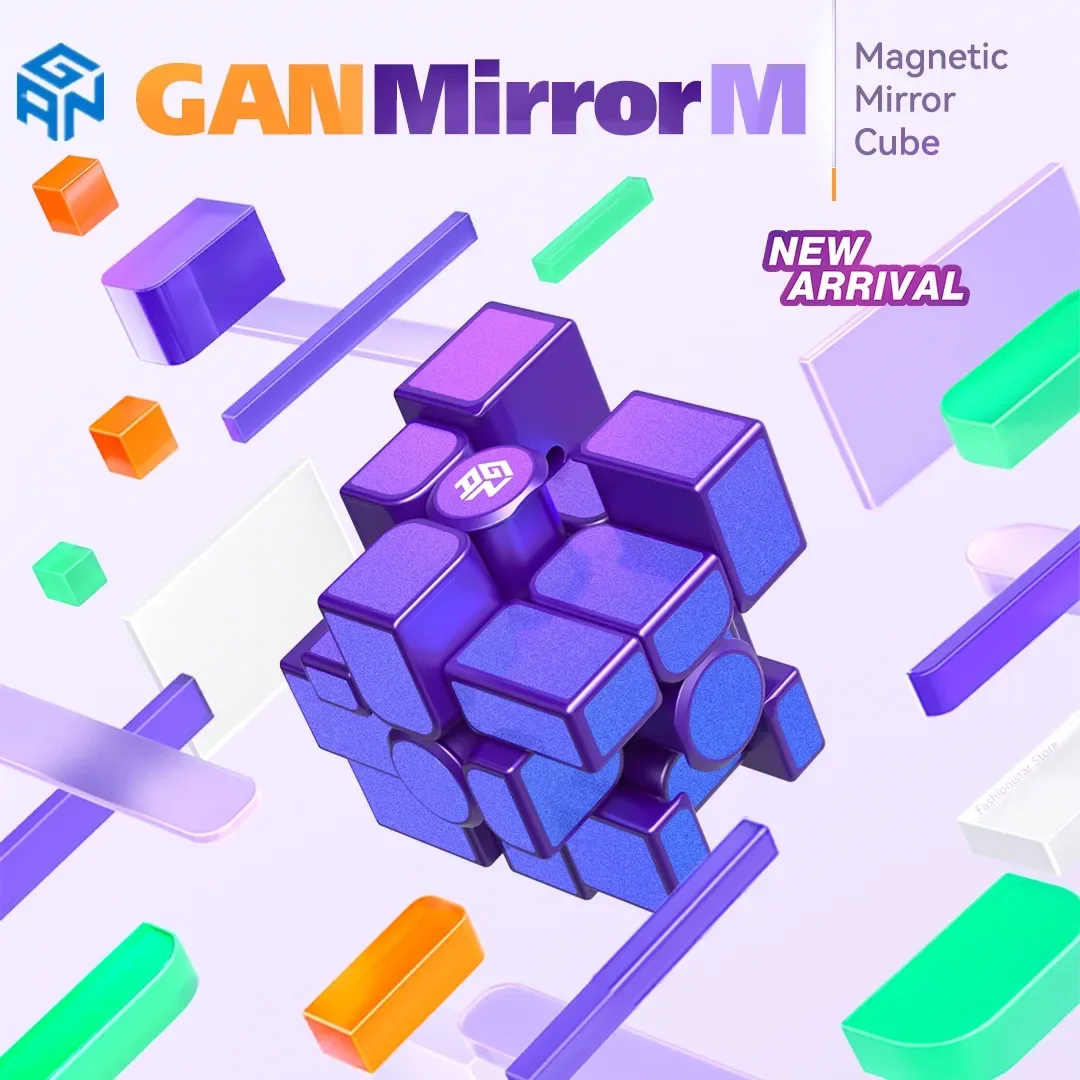 GAN Mirror M UV 마그네틱 매직 스피드 큐브, 스티커리스 전문 피젯 토이, GAN Mirror M Cubo Magico 퍼즐 