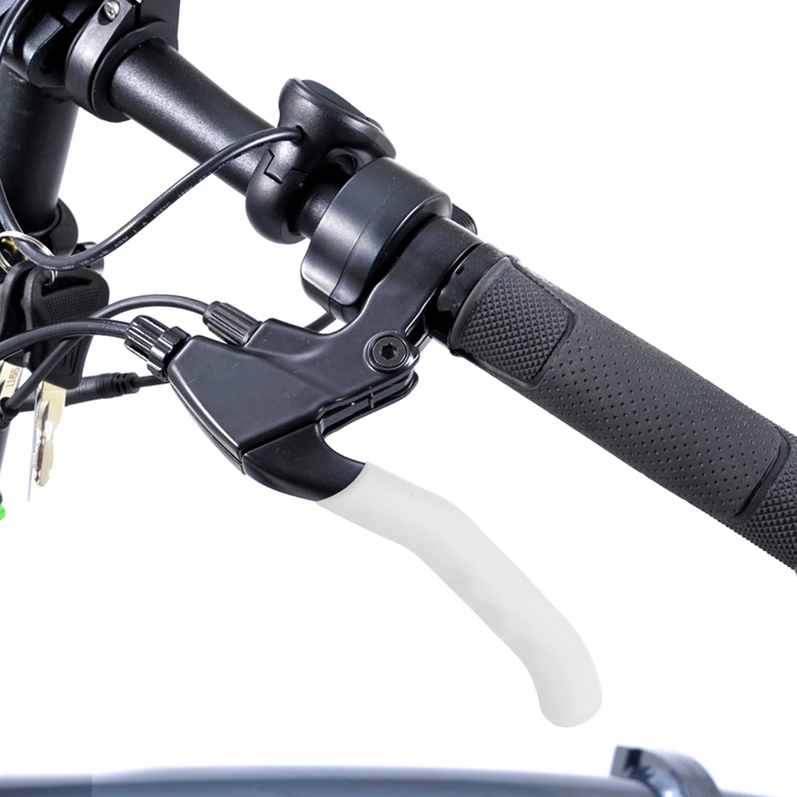 

1 Pair Universal Anti-Slip Tpr Handle Grip Cover Bike Brake Lever Sleeve Disc Universal Fit Mountain Road Folding Bikes Brake