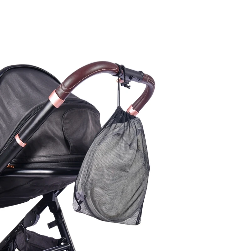 Adjustable Size Bag Safe & Comfortable Companion for Baby Stroller Net W3JF