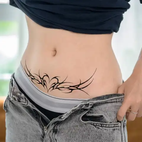 Love Heart Wings Temporary Tattoo Sticker Waterproof Long-Lasting Removable Body Decal for Anniversary Party Gift