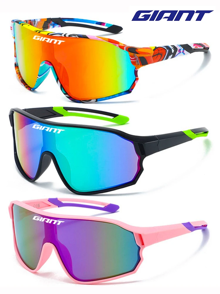 AliExpress Cycling sunglasses GIANT UV400 Anti Fog REVO Lenses HD Clarity CE/ANSI Certified Cateye Design MTB/Road Bike man women