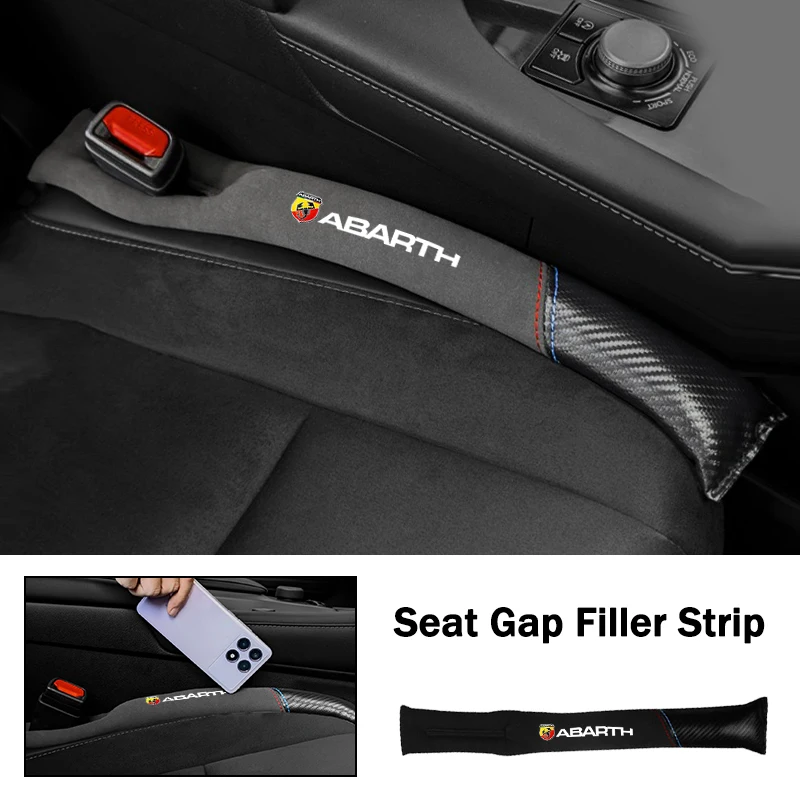 Car Seat Gap Filler Side Seam Plug Strip Leak-proof Filling Pads For Fiat Abarth 595 Abarth 500 Abarth 124 Spider Accessories