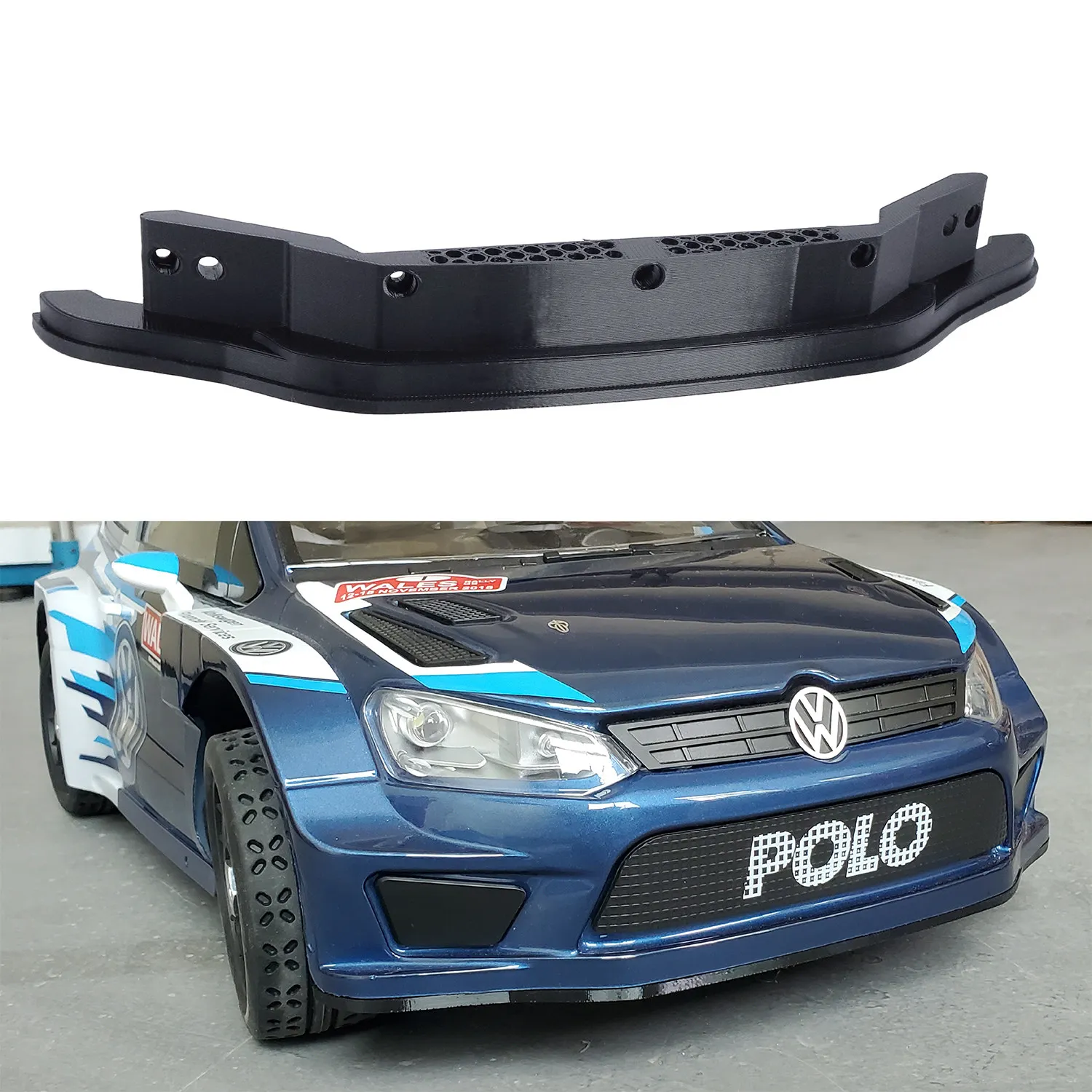 

Силиконовый передний бампер-спойлер MJX 7304 1/7 для радиоуправляемой машины, улучшенная противоударная деталь для внедорожника MJX Hyper Go 7304