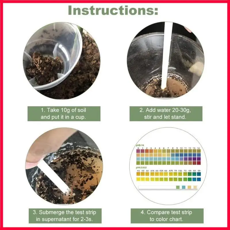 XX9B Soil Test Strips Vine Plants Flowers Growing Planting Father Grandfather