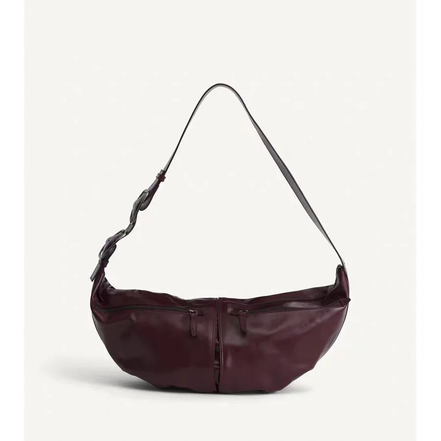 

NEW Dumpling Crescent Armpit Bag for Women Shoulder Bags fashion PU Leather Crossbody Bags Trendy Purs handbag ladies