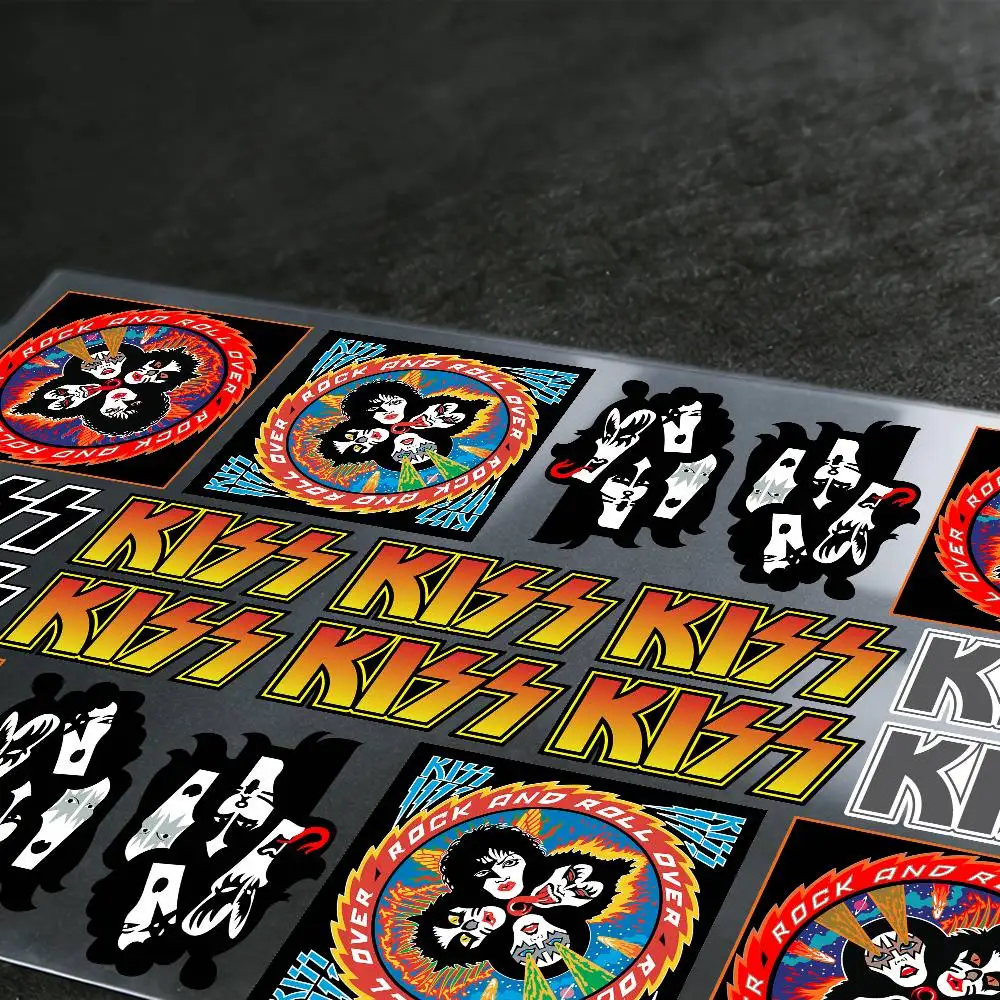 K-KISS Rock Band Stickers Auto Body Bumper Windows Motorcycle Laptop Walls Vinyl Decal Car Tuning Accessories view 4