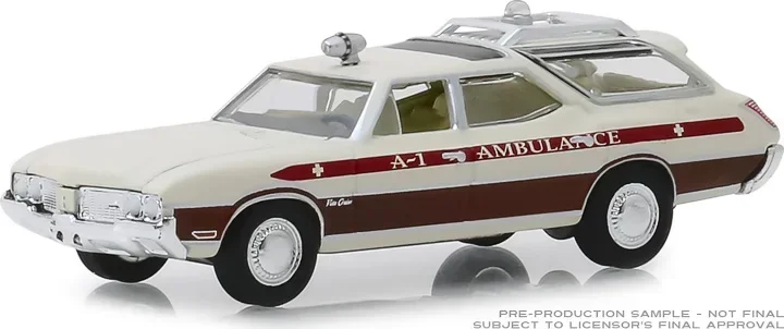 1:64 1970 Oldsmobile Vista Cruiser Cruiser Ambulance Sammlung von Automodellen