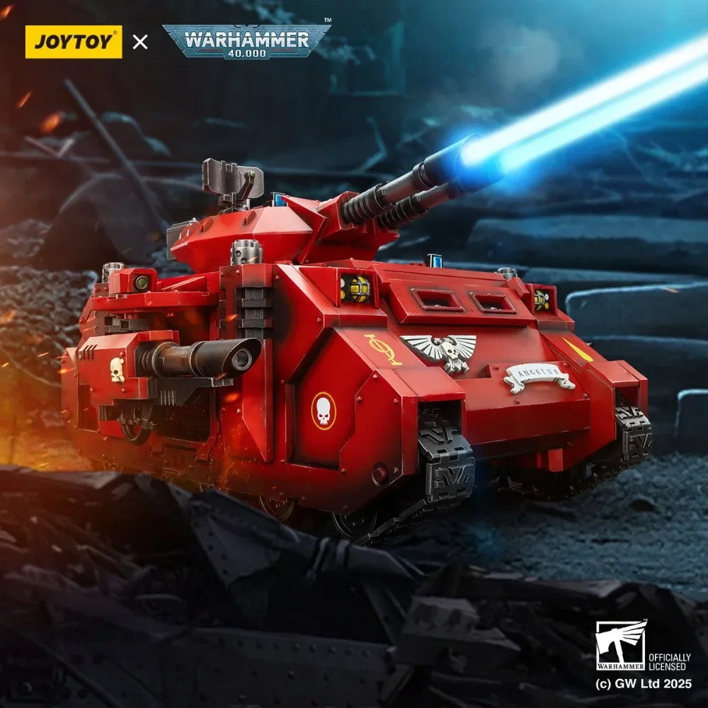 JOYTOY Warhammer 40K ملائكة الدم المفترس Annihilator مع التوأم Lascannons 1/18 عمل الشكل أنيمي تحصيل لعبة مجسمة هدية