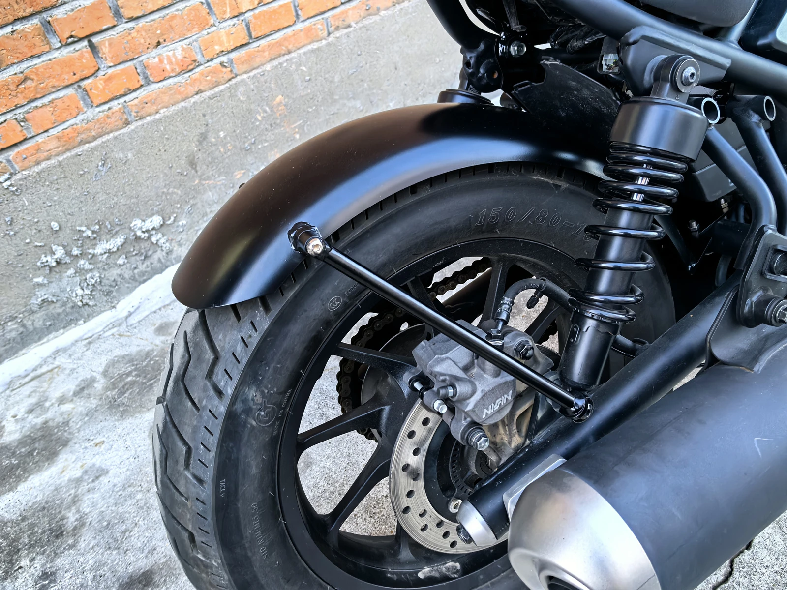 For Honda Rebel CM 300 500 CM300 CM500 2017-2023 Motorcycle Rear Wheel Splasher Fender Splash Mud Guard Plate Mudguard Cover Kit
