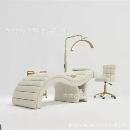 Lettino di bellezza moderno e semplice per saloni di bellezza europei e americani, lettino per massaggi corpo, bellezza ciglia