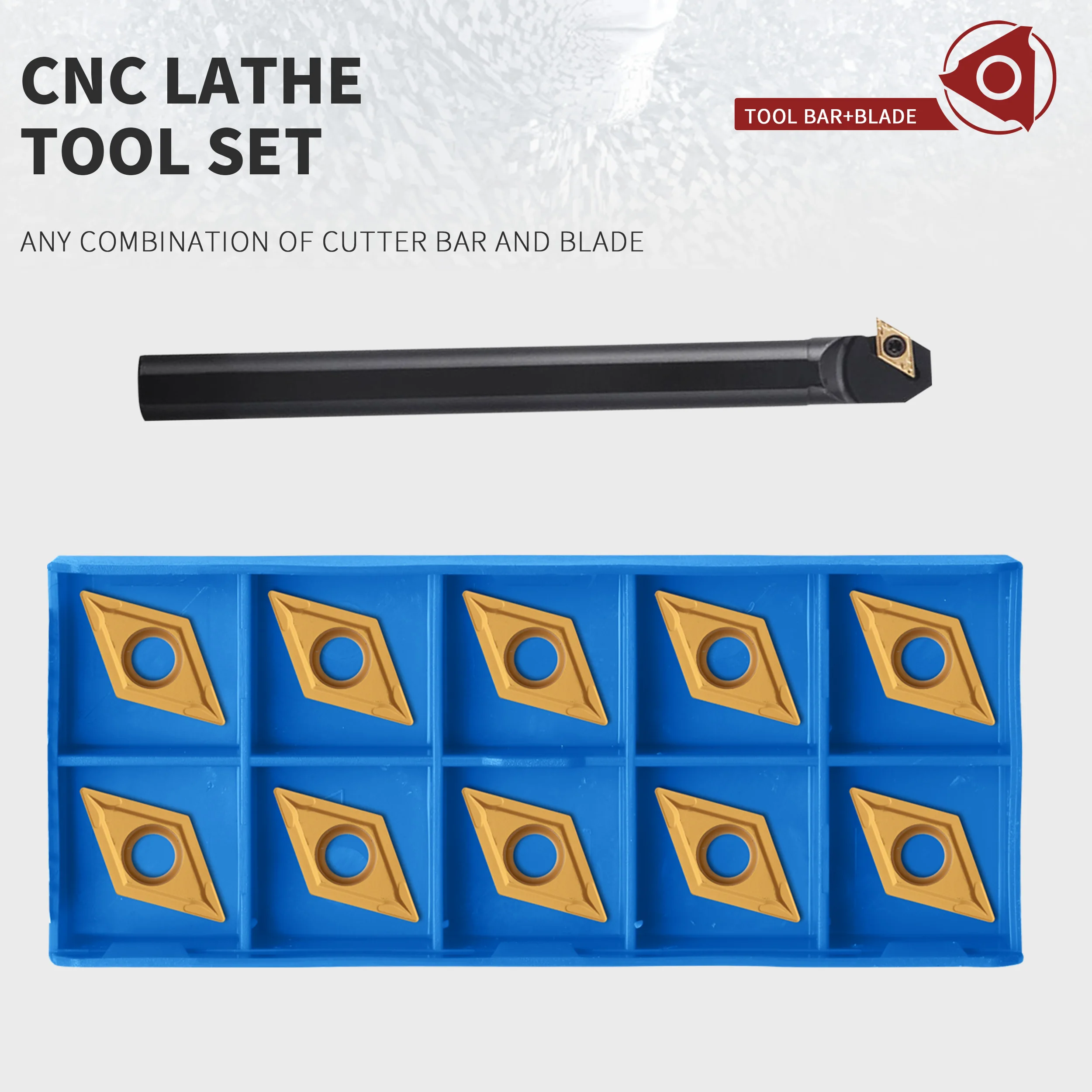 S16Q-SDZCR11 S20R S25S-SDZCL CNC Lathe Internal Turning Tool Holder +10Pcs Machine DCGT DCMT Carbide Insert High Quality Sturdy