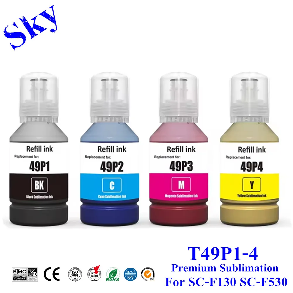 

Превосходные сублимационные чернила SKY T49P1 T49P2 T49P3 T49P4 T49P для принтера Epson For Epson SureColor SC-F130 SC-F530 Printer