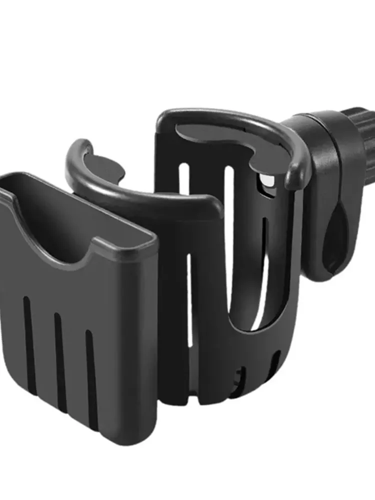 AliExpress NONE 2 In 1 Stroller Cup Holder For Bicycle Motorcycle Scooter ABS Material 360° Rotation Adjustable Phone Mount Coffee Holder
