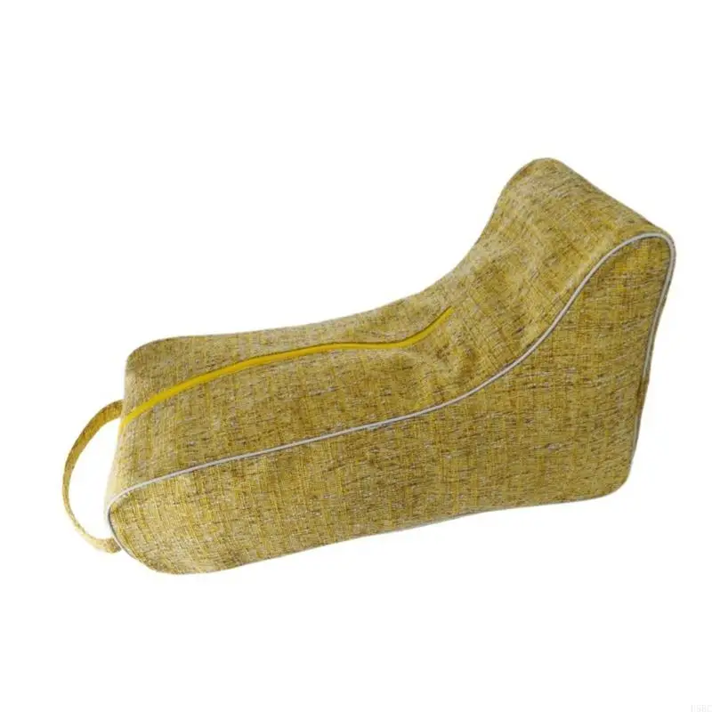  Riding Boot Travel Bag in Yellow, Tall Boot Storage Case for Horse Show Use