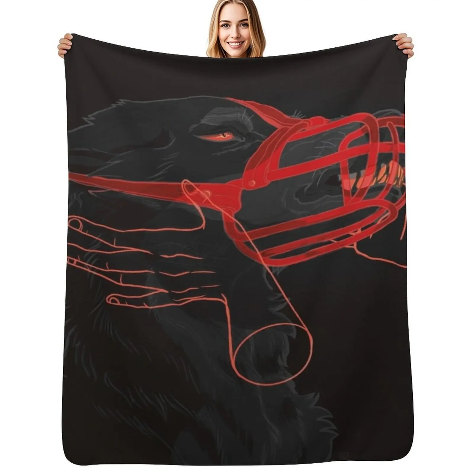 Hush baby a?? by purkissaART Throw Blanket Outdoor Soft Blanket for Picnic Beach Camping
