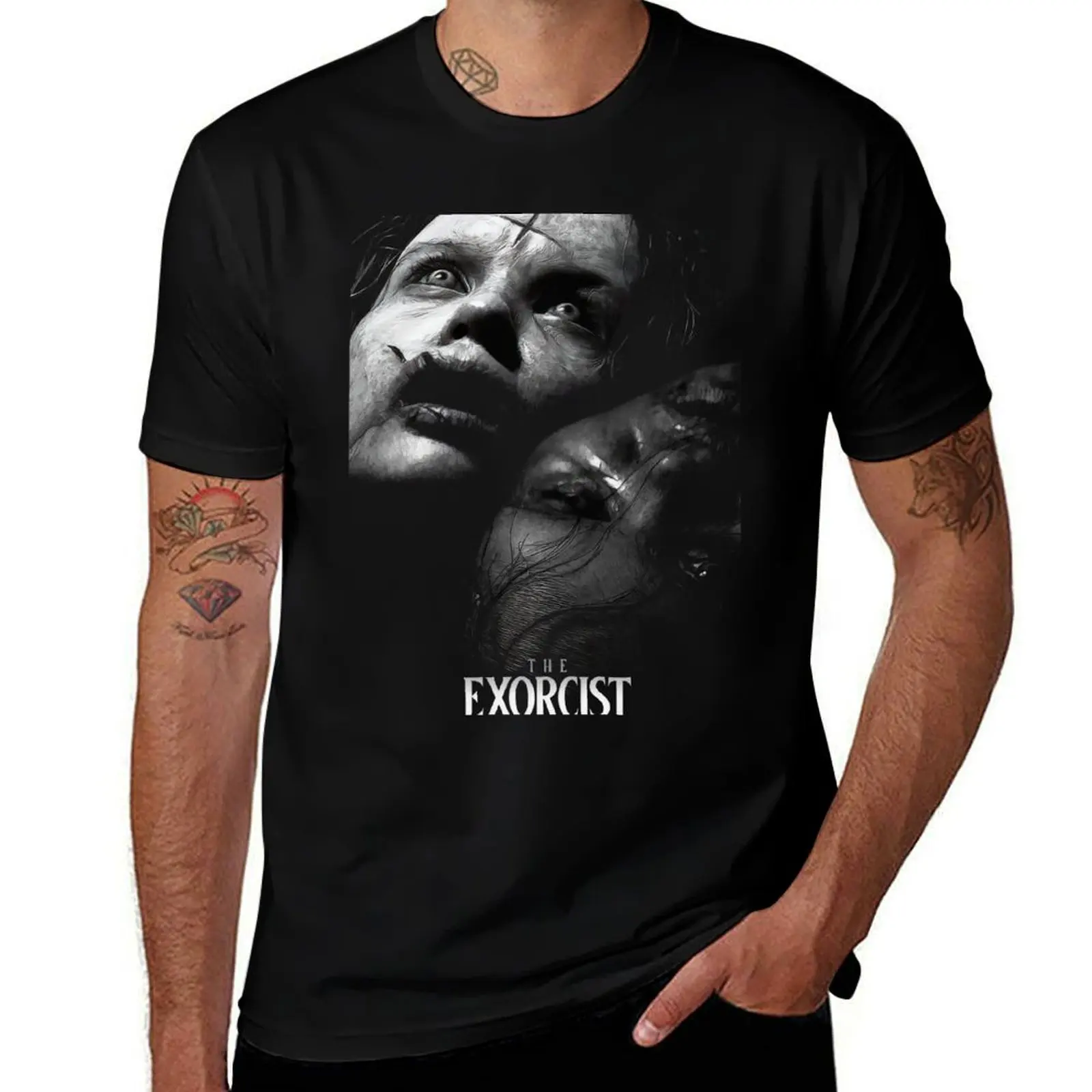 

The Exorcist Believer Twins Halloween Horror T-Shirt t shirt man cotton t shirt man luxury T-Shirt
