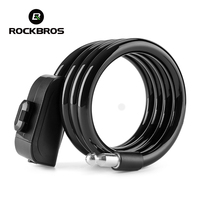 ROCKBROS Portable Bicycle Lock Bike Anti-theft Ring Lock MTB Road Cycling Cable Lock Motorcycle Vehicle Bicycle Accessories