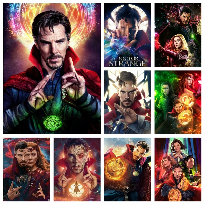 Doctor Strange In The Multiverse Of Madness Daimond Embroidery Painting Super Hero Photo Art Mosaic Cross Stitch Kits Decor