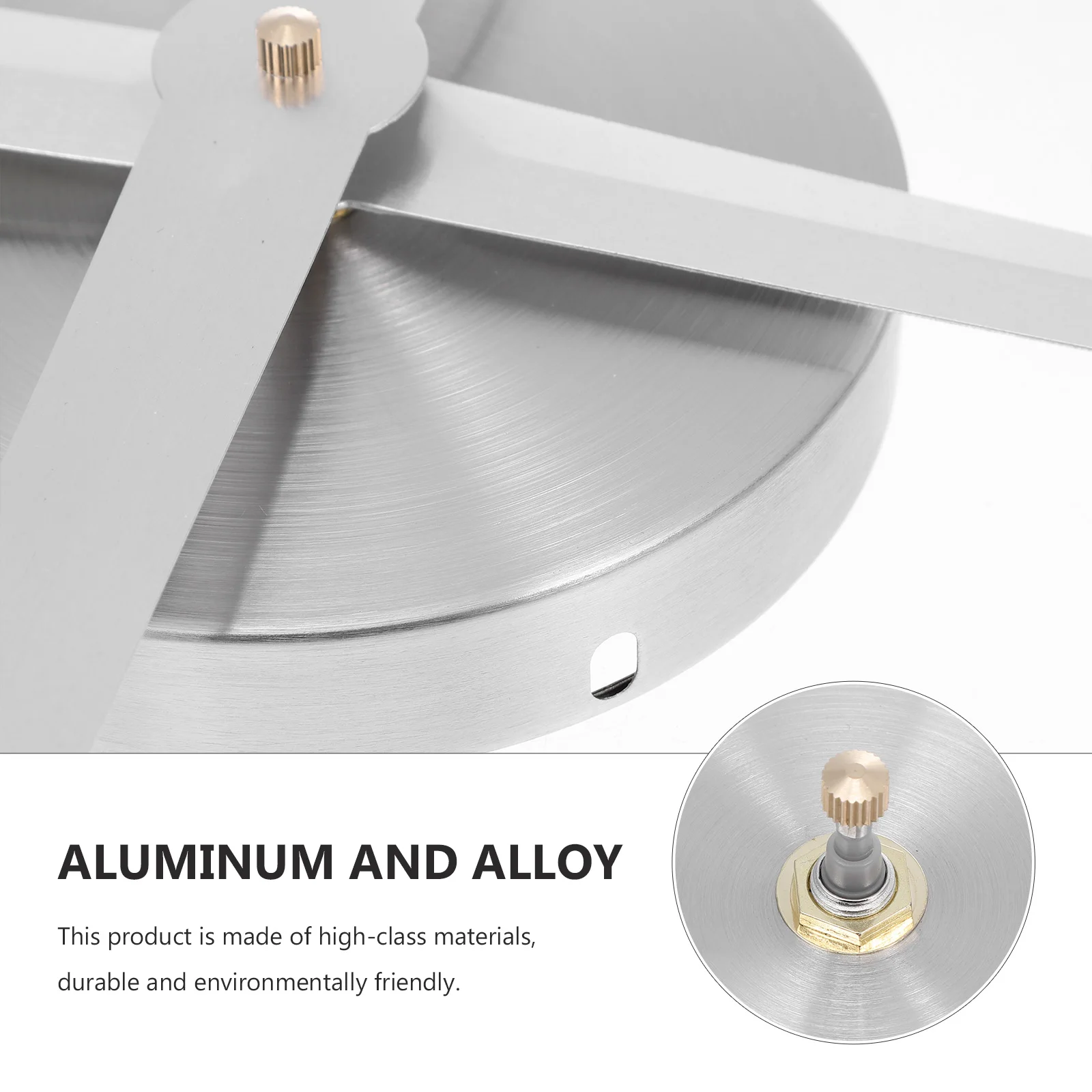 

Component Watch Movement Accessories Silver Quartz Clock Replacement Aluminum Mechanism