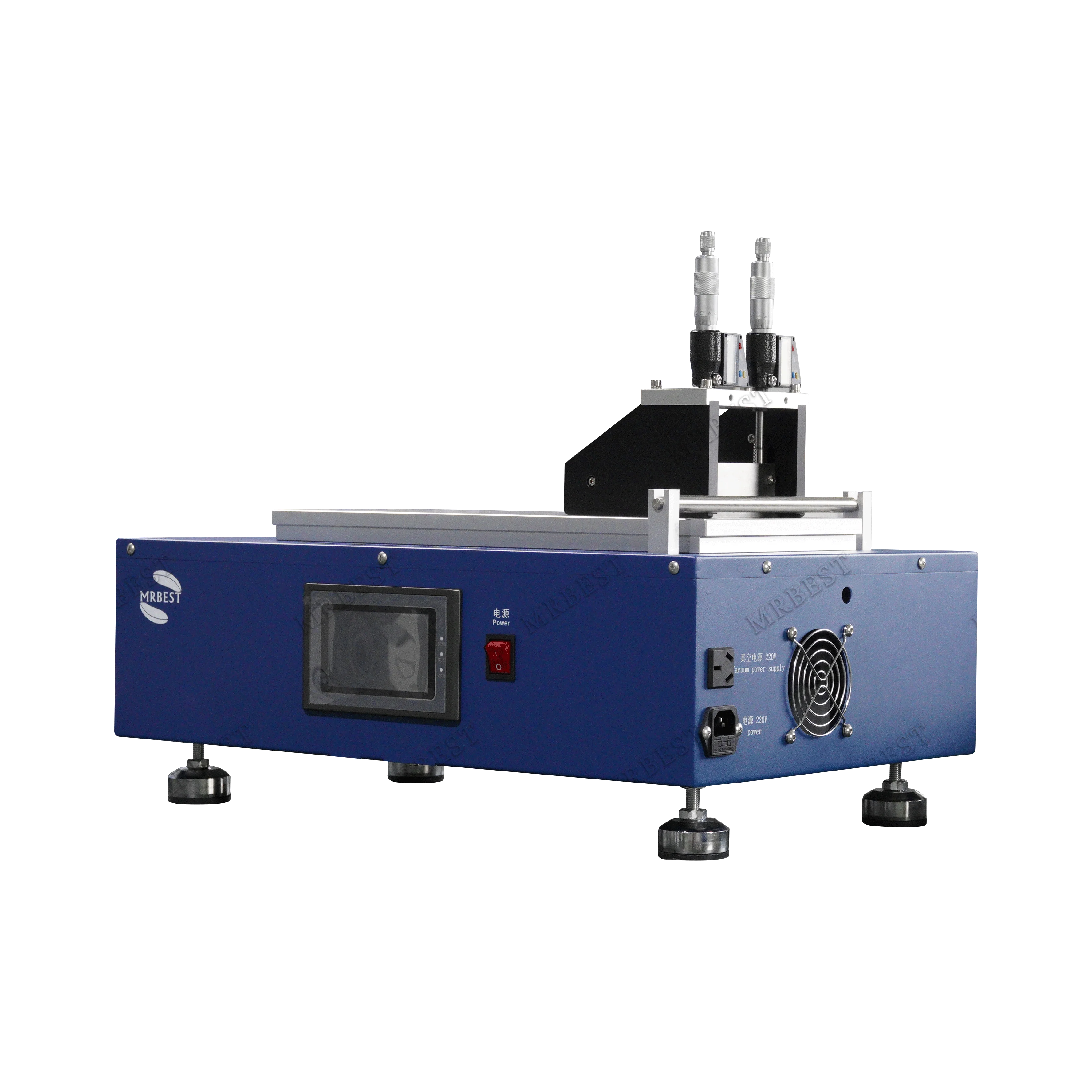 Cell Automatic Film Applicator Coater with Vacuum Chuck and Adjustable Doctor Blade for Battery Electrode Coating